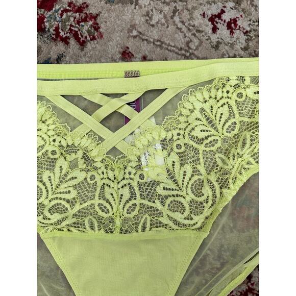 NWT Adore Me Women's Lime Green Diara Hipster Thong Panty Size 3X - Picture 3 of 6